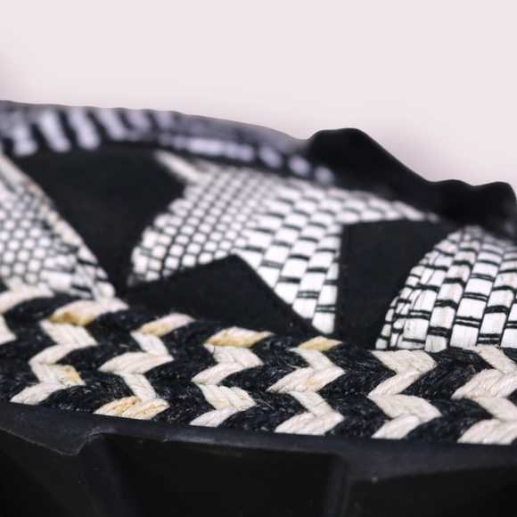 Stella Mccartney Sneakers Macy Lace Up Athletic Wedge Espadrilles Shoes Size 38 - Picture 11 of 12